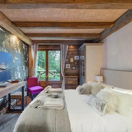 Haut-savoyard Avec Jacuzzi A - Fr-1-569-135 Chalet Megeve